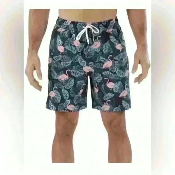 NWT Men’s Flamingo UPF 50 Quick
Dry Resort Swim Trunks XL - Picture 1 of 5
